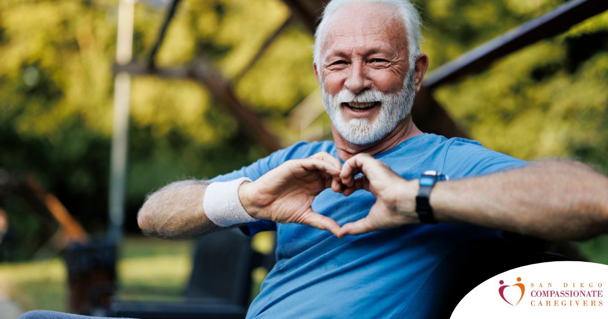A senior stays active during men’s health month benefitting from senior health at home.
