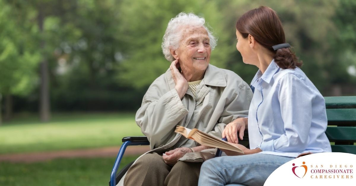A companion caregiver fights depression in seniors through home care